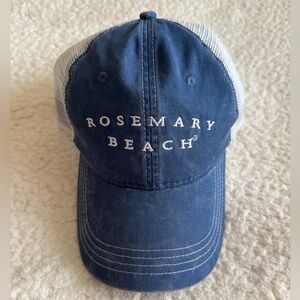 Vintage ‘95 Rosemary Beach Blue dad ballcap hat one size